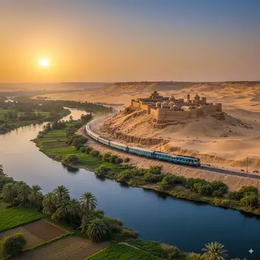 القاهرة إلى أسيوط